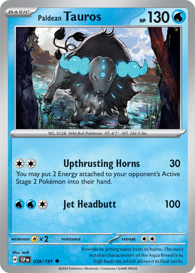 Paldean Tauros 