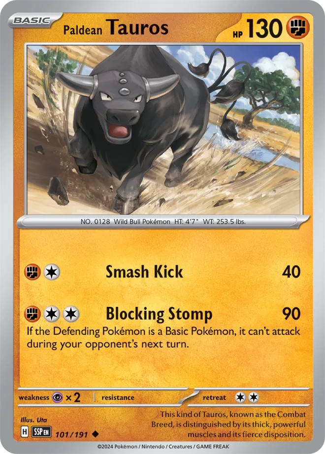 Paldean Tauros 