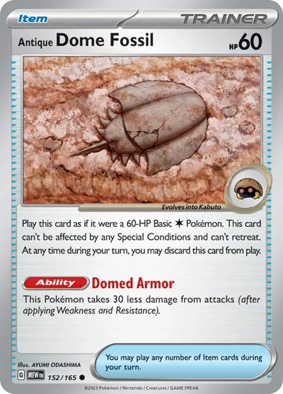 Antique Dome Fossil 