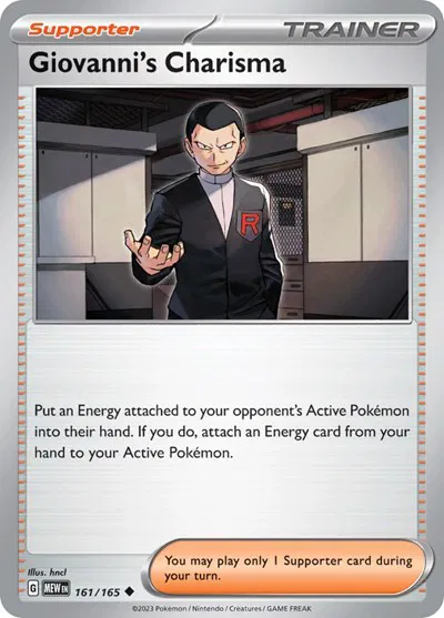 Giovanni's Charisma 