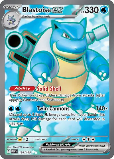 Blastoise ex 