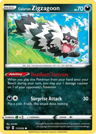 Galarian Zigzagoon 
