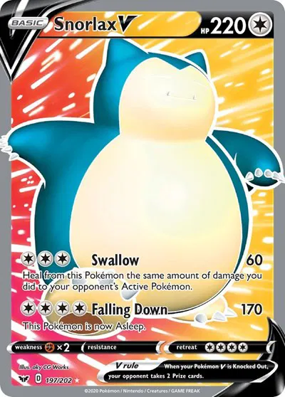 Snorlax V (Full Art) 
