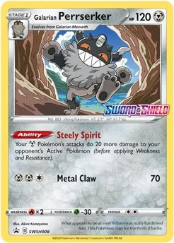 Galarian Perrserker (Prerelease) 
