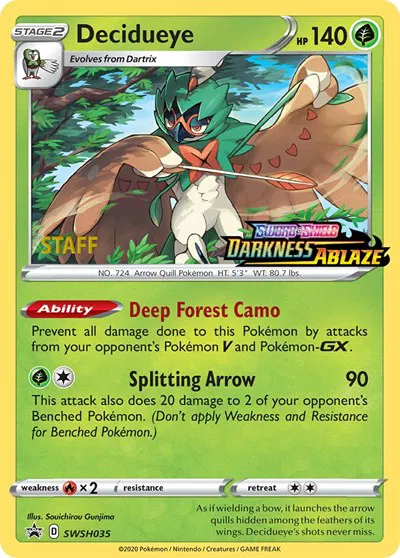 Decidueye (Prerelease) [Staff] 
