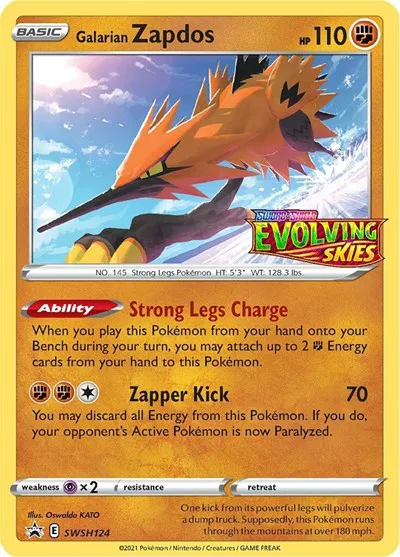 Galarian Zapdos (Prerelease) 
