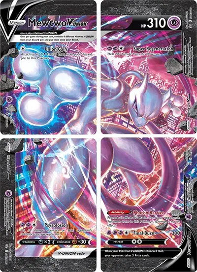 Mewtwo V[Set of 4] 
