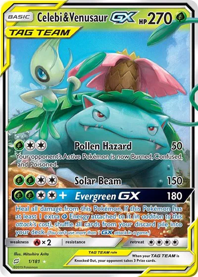 Celebi & Venusaur GX 