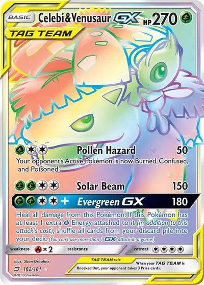 Celebi & Venusaur GX (Secret) 