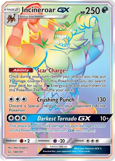 Incineroar GX (Secret) 