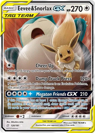 Eevee & Snorlax GX 
