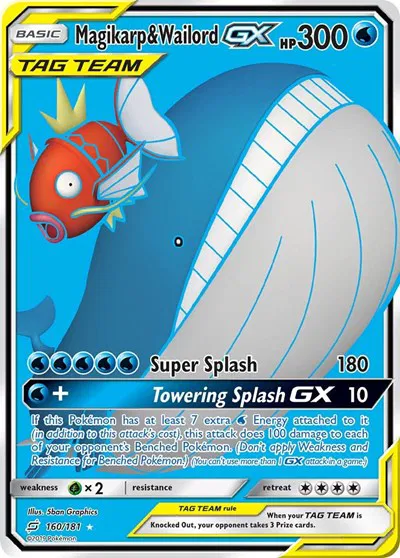 Magikarp & Wailord GX (Full Art) 