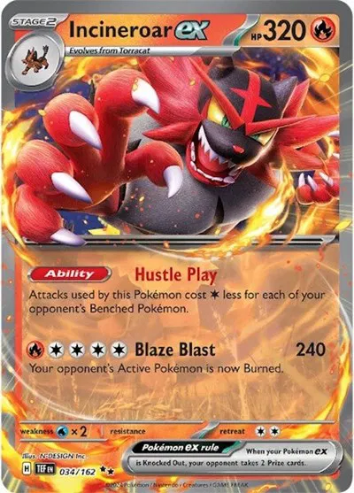 Incineroar ex  