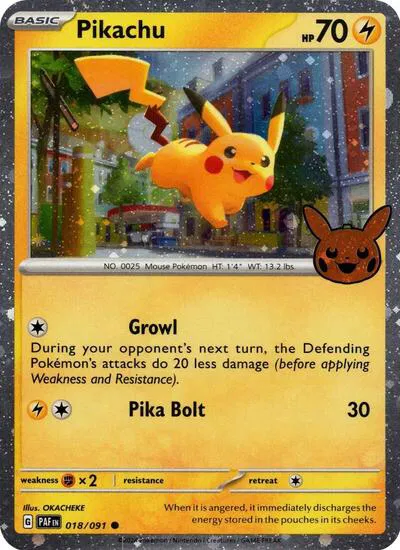 Pikachu (Cosmos Holo) 