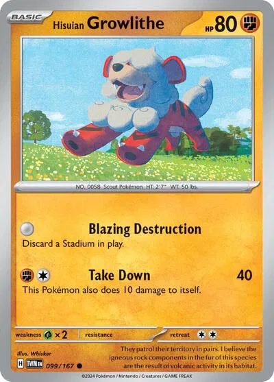 Hisuian Growlithe 