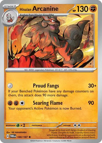 Hisuian Arcanine 