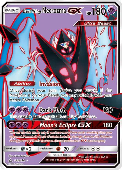 Dawn Wings Necrozma GX (Full Art) 