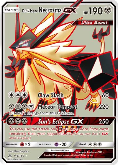 Dusk Mane Necrozma GX (Full Art) 
