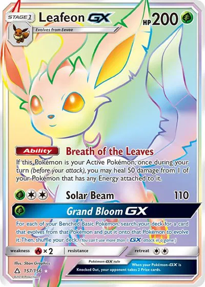 Leafeon GX (Secret Rare) 