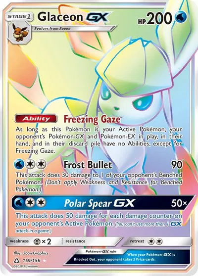Glaceon GX (Secret Rare) 