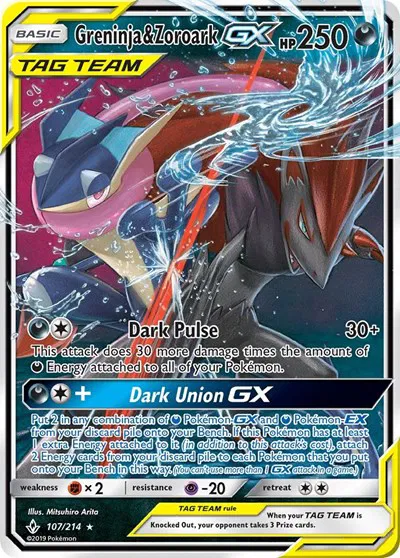 Greninja & Zoroark GX 