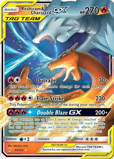 Reshiram & Charizard GX 