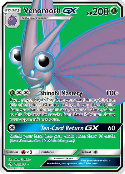 Venomoth GX (Full Art) 