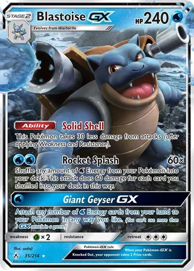 Blastoise GX 