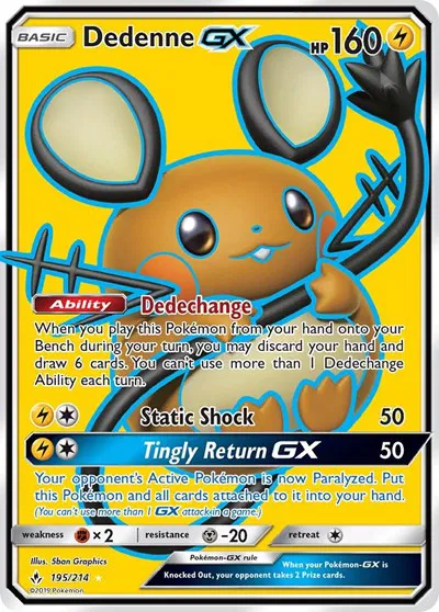 Dedenne GX (Full Art) 