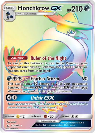 Honchkrow GX (Secret) 
