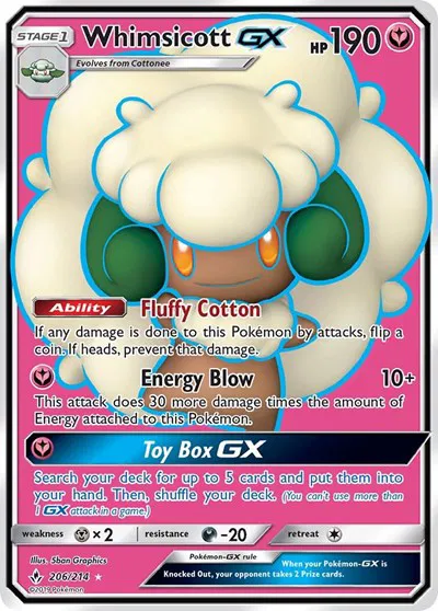 Whimsicott GX (Full Art) 