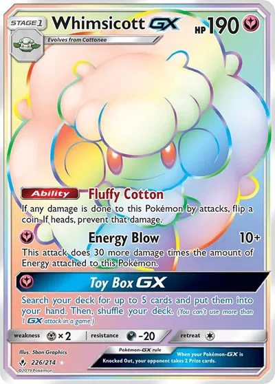 Whimsicott GX (Secret) 