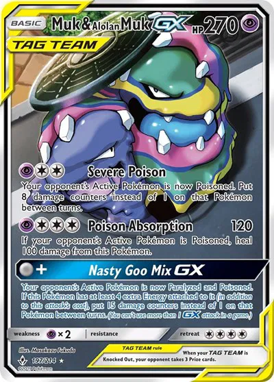 Muk & Alolan Muk GX (197) (Full Art) 