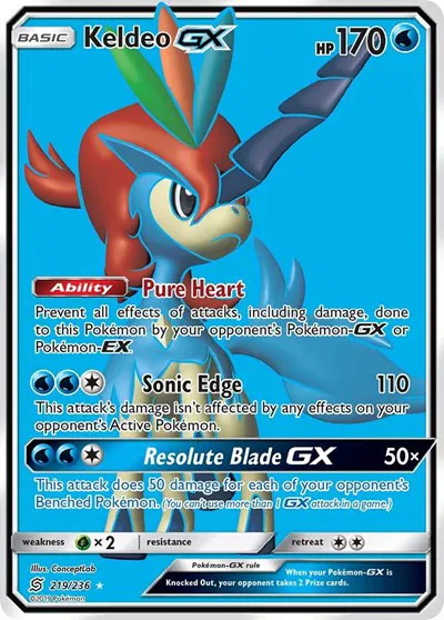 Keldeo GX (Full Art) 