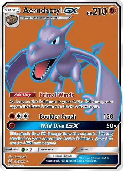 Aerodactyl GX (Full Art) 