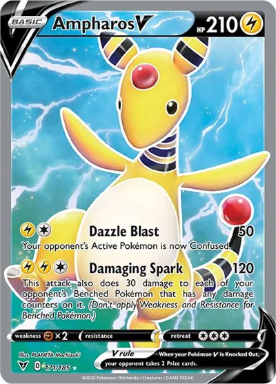 Ampharos V (Full Art) 