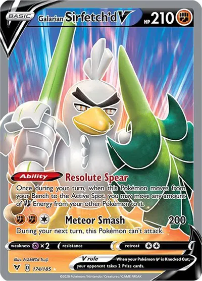 Galarian Sirfetch'd V (Full Art) 