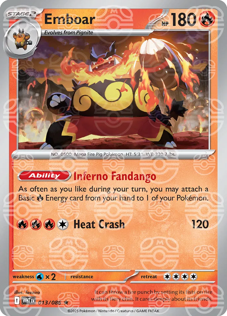 Emboar (Master Ball Pattern) 