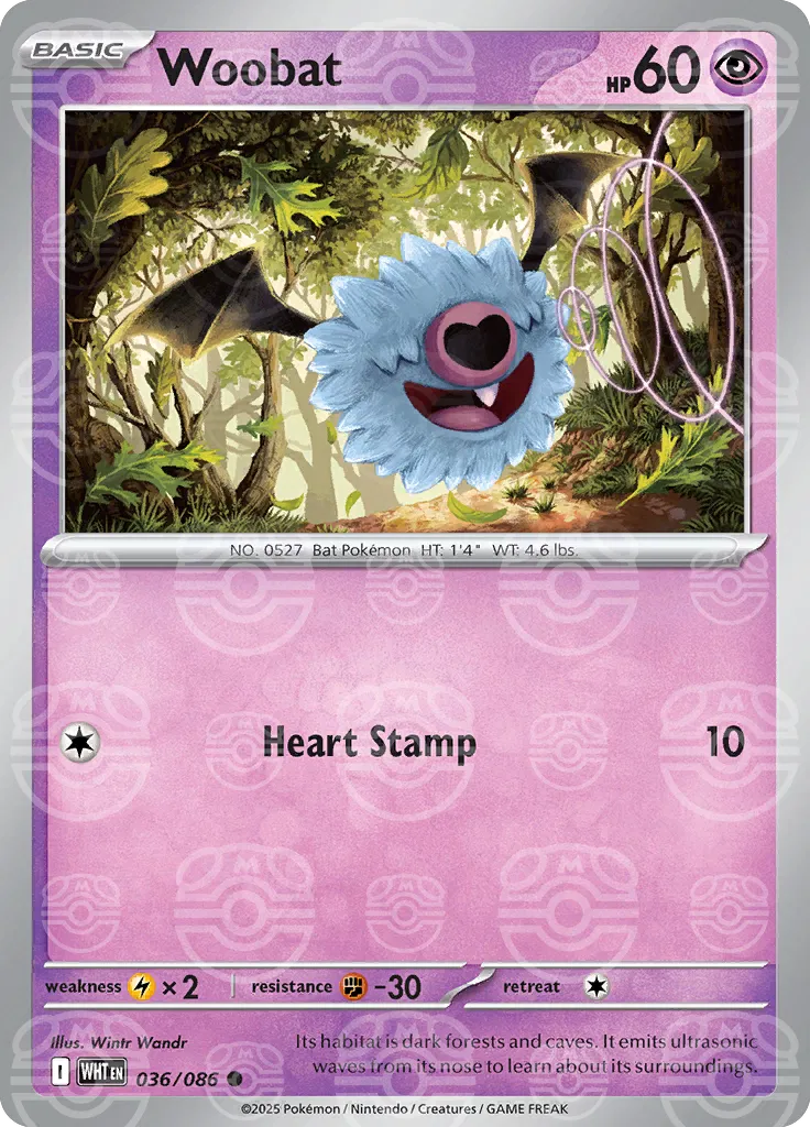 Woobat (Master Ball Pattern) 