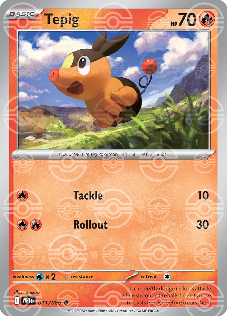 Tepig (Poke Ball Pattern) 