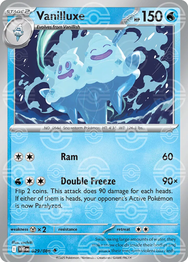 Vanilluxe (Poke Ball Pattern) 