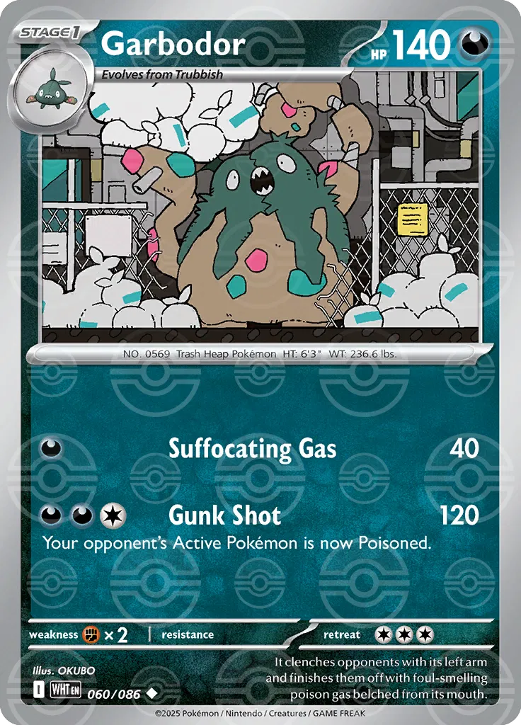 Garbodor (Poke Ball Pattern) 