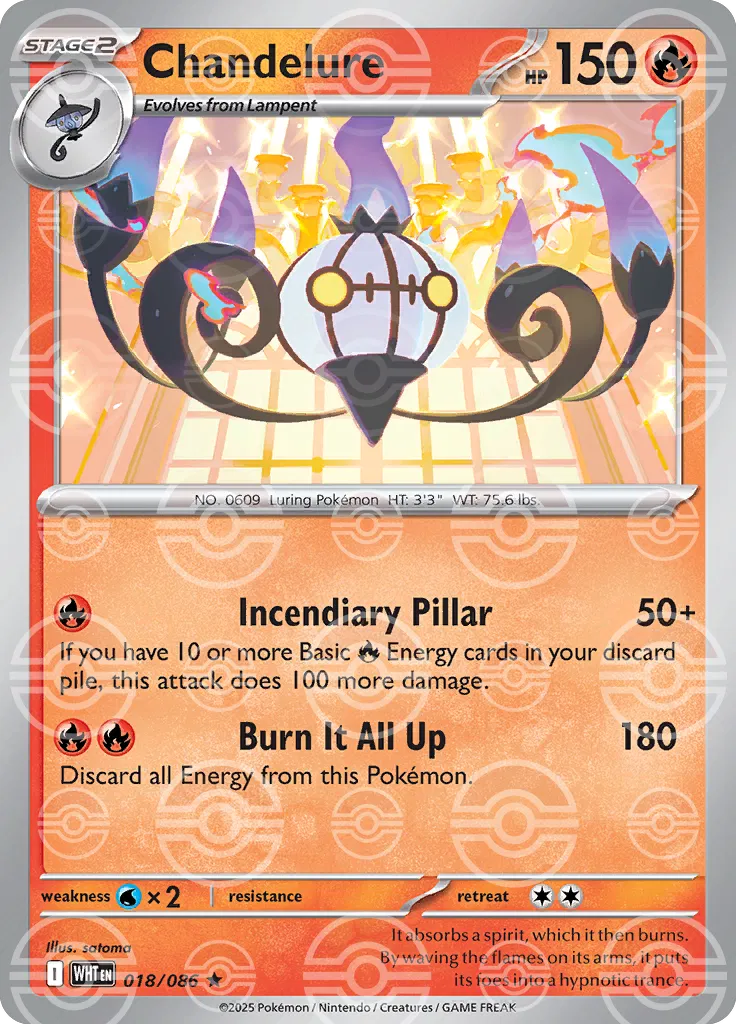 Chandelure (Poke Ball Pattern) 