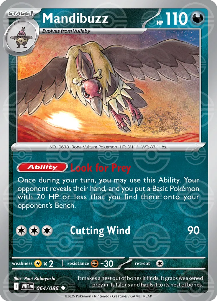 Mandibuzz (Poke Ball Pattern) 