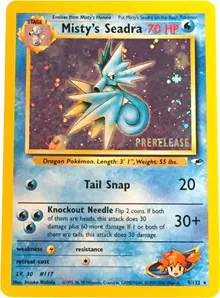 Misty's Seadra (Prerelease) 