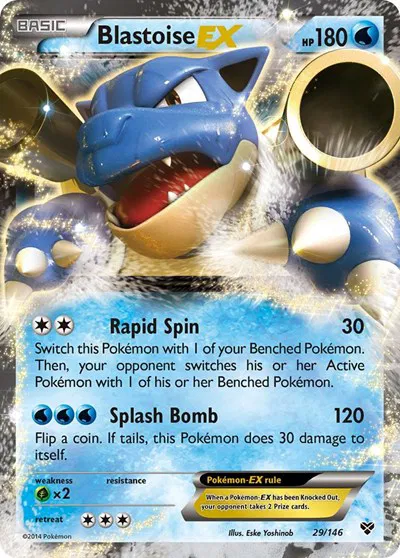 Blastoise EX 