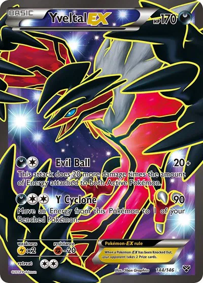 Yveltal EX (144 Full Art) 