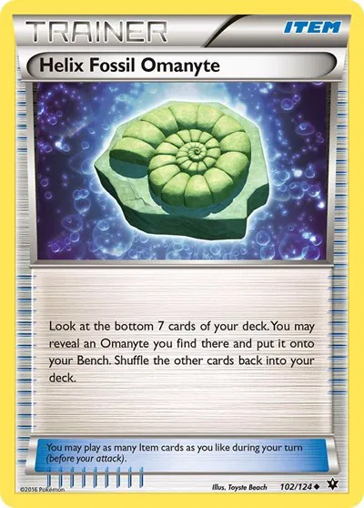 Helix Fossil Omanyte 
