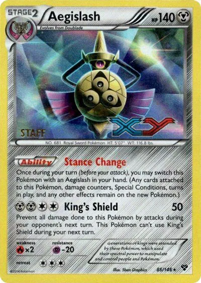 Aegislash (Staff Prerelease) 