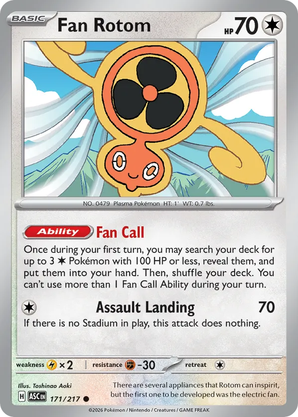 Fan Rotom (Dusk Ball) 